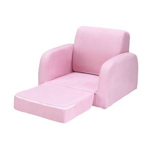 Keezi 1 Seater Kids Sofa Flip Open Pink