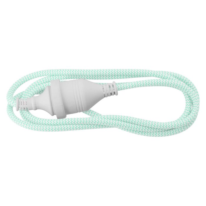Arlec 2M Ordinary Duty 10A 3G1.0mm² Braided Lead - Misty Jade