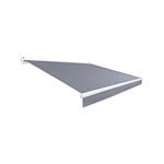 Windoware Semi Cassette Outdoor Folding Arm Awning 4.7x3m Charcoal