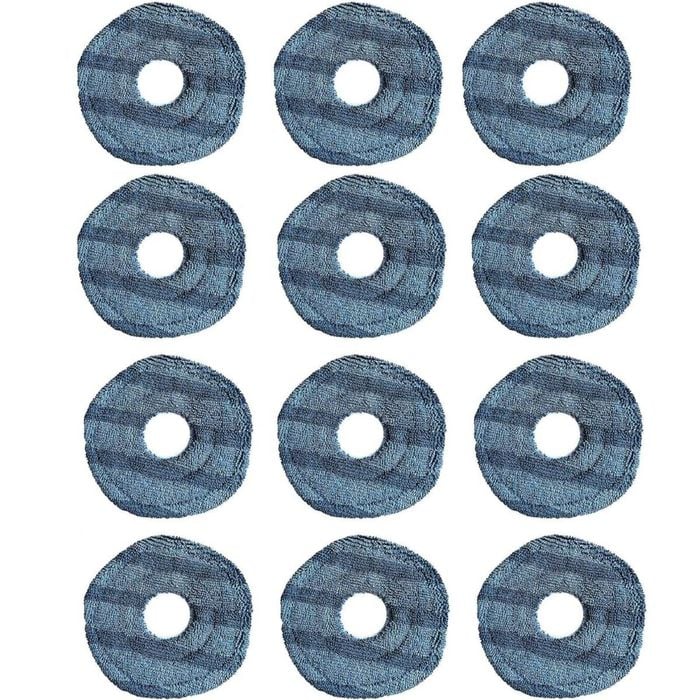 Hygieia Washable Microfibre Mopping Cloths for eufy X10 Pro Omni & X9 Pro – 12 Pack
