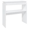 vidaXL Console Table White Accent Couch Living Room Side Table