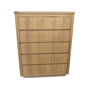 Rosemallow Tallboy 5 Chest of Drawers Solid Messmate Wood Bed Storage Cabinet