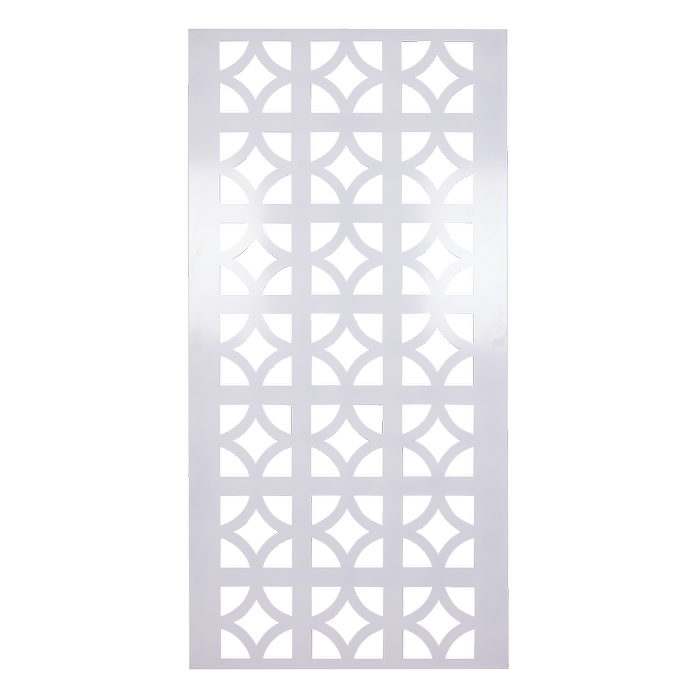 Tuscan Path 900 x 1800mm White Diamonds Screen Panel