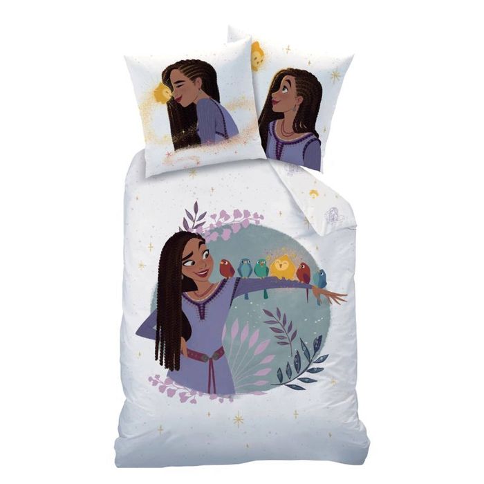 Disney Wish Asha Cotton Quilt Cover Set - Single Bed