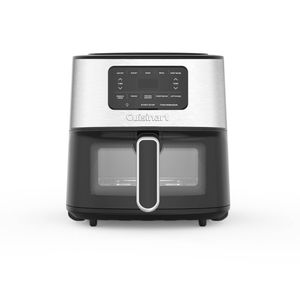 Cuisinart AirView 5.6L Air Fryer 1800W 5 Functions Viewing Window in Silver - Silver | Stainless Steel | Air Fryer