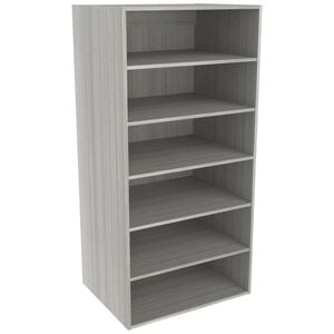 Lugna 1536 x 750 x 580mm Mist Ready to Assemble Robe Insert 5 Shelf Unit