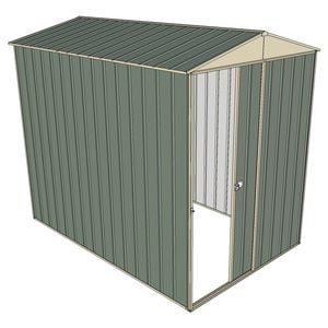 Build-a-Shed 1.5 x 2.3 x 2.3m Front Gable Single Sliding End Door Shed - Green