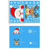 Lifebay Joyful Christmas Glass Stickers: Festive Home Decor Ornaments
