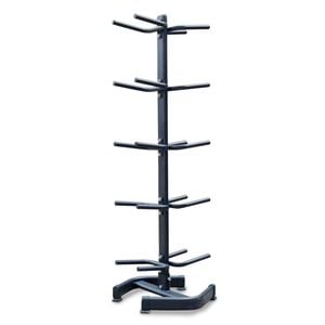 10-slot Medicine Ball Home Gym Rack Stand 55x154cm Black