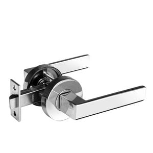 Delf Polished Stainless Barcelona Passage Lever Set