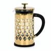 French Press Coffee Maker 600ml With Gold Electroplating