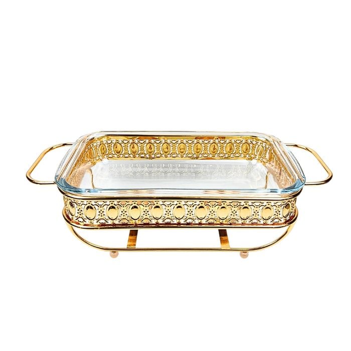SOGA 2L Lace Dining Stove Cooking Appliance with Gold Color Kitchen Essential