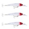 3x Rapala 16cm X Rap Magnum Xtreme Shallow Dive Troll Fish Lures - Red Head