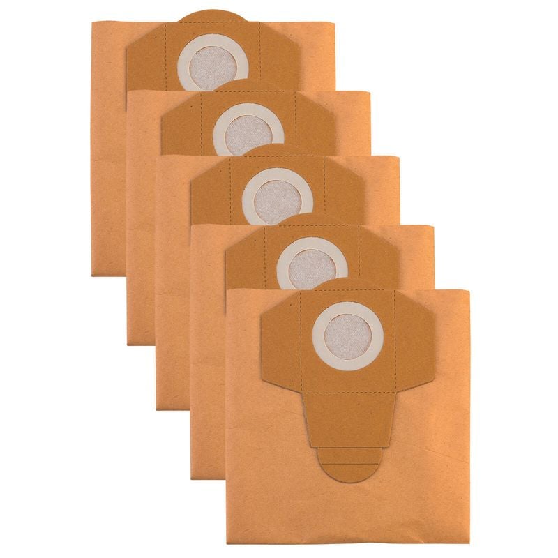 40L Replacement Vacuum Dust Bags - 5 Pack