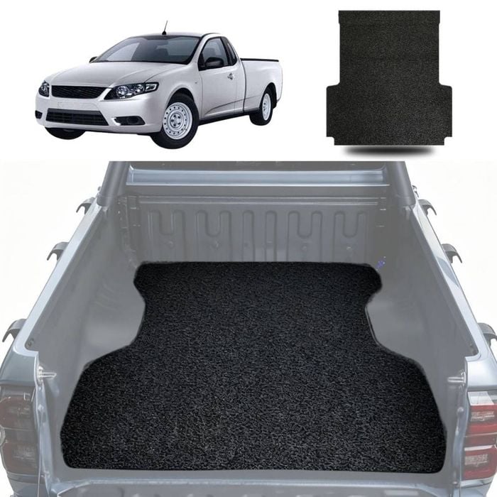Signature Honeycomb UTE Tub Mat Tray Liner for Ford Falcon 2008 - 2016 Ute Single Cab (FG, fit FPV models) - Black