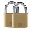 Yale 40mm Standard Security Brass Padlock - 2 Pack