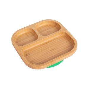 Tiny Dining Children's Bamboo Dinner Feeding Plate - Segmented