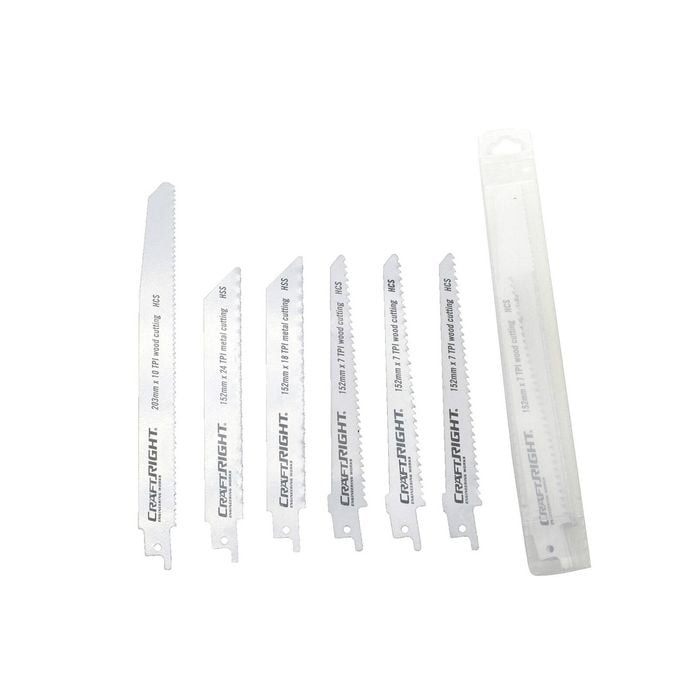 Craftright Assorted Reciprocating Saw Blades - 10 Pack