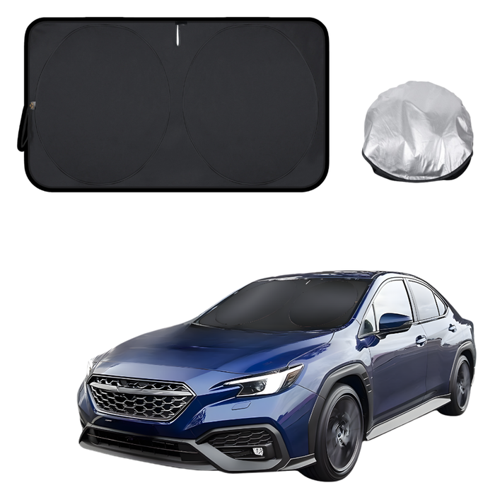 Front Windscreen Sun Shade for Subaru WRX 2022 - Current Manual - Standard 150 x 85 cm - Black