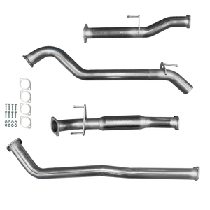 Ignite Exhausts Dpf Back For Toyota Hilux 2.8l Td Gun126r 3" Inch With Hotdog Raw Aluminised Steel