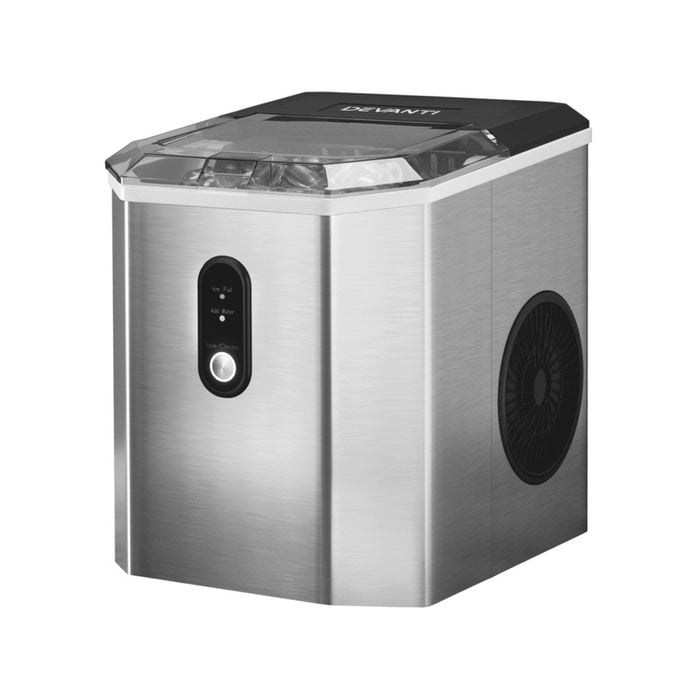 Devanti Ice Maker Machine 12kg Silver