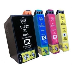[20 Pack] 252xl Compatible Ink Cartridge For Epson Workforce Wf3620 3640 7720 Wf7710 7610