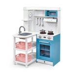 Plum Penne Pantry Wooden Corner Kitchen with Fridge | Fun & Interactive for Kids