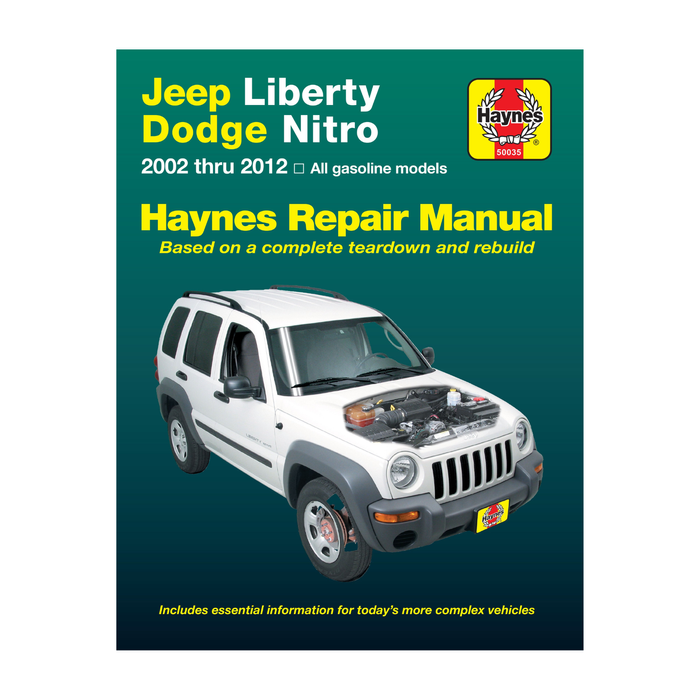Jeep Liberty (02-12) & Dodge Nitro (07-11) Haynes Repair Manual (US)
