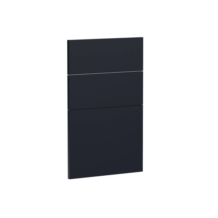 Kaboodle 450mm Midnight Plum Modern 3 Drawer Panels