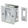 Gainsborough Satin Chrome Rectangular Privacy Sliding Cavity Set
