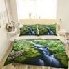 3D Natural River Flower 74 Bed Pillowcases Quilt King Size