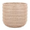 Astin Sinclair 300 x 280mm Cream Poly Rattan Basket Planter Medium