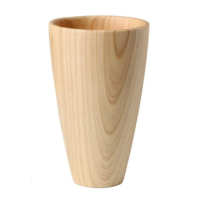 Anygleam Light Brown Wooden Tea Japanese Cups Kitchen Tools Accessories