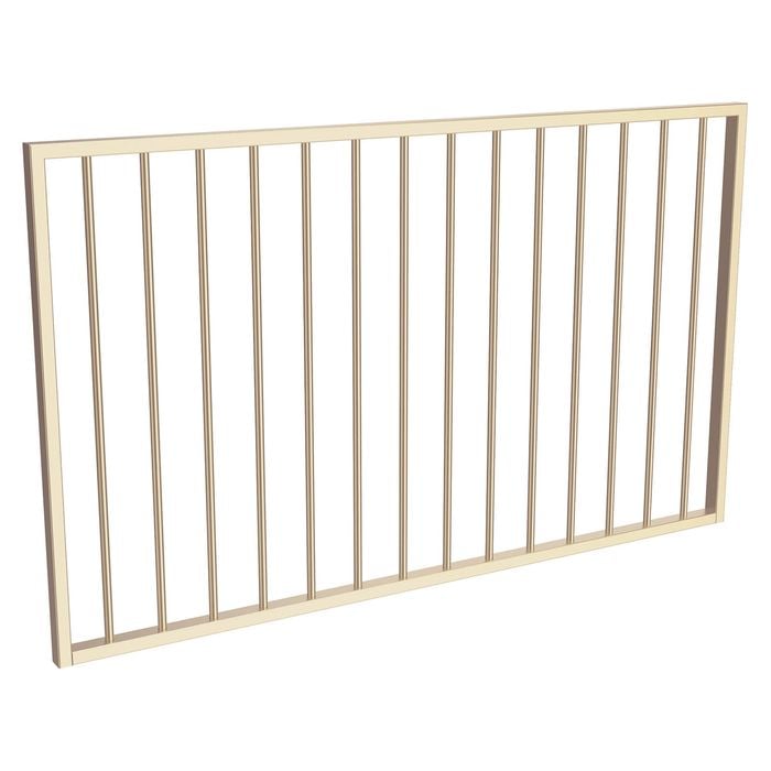 ProtectorAl 1201-1500 x 900mm Primrose Aluminium Flat Top Garden Gate