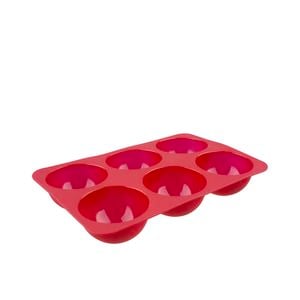 Daily Bake Dome Dessert Mould 6 Cup Red