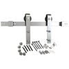 Rolltrak 2000 x 40 x 6mm Satin Nickel Barn Door Track Side Fix Set
