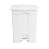 Jantex Kitchen Pedal Bin Hands-free White 65ltr 670x495x400mm Commercial Waste Management