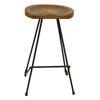 Centrum Furniture Industrial Saddle Shape Shape Kitchen Counter Stool