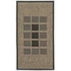 Hufflett 80 x 150cm Grey Windows Ceduna Polypropylene Flat Weave Rug