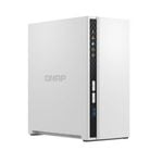 QNAP TS-233 2 Bay NAS ARM 4-core Cortex-A55 2.0GHz processor 2GB Hot-swappable 1xGbE WOL 2xUSB2.0 1xUSB3.2 FAN 2 year warranty