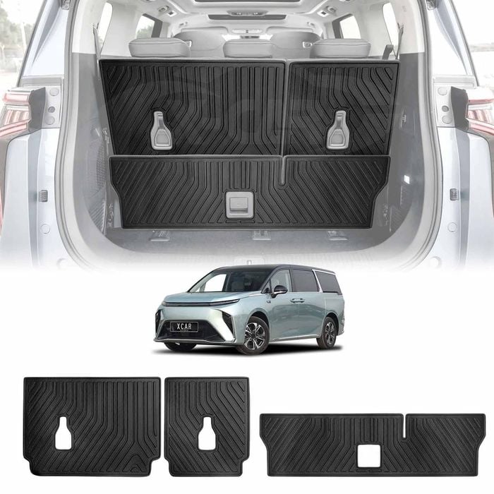 Boot Liner Back Seat Protector for LDV MIFA 9 MIFA9 2022-Onwards Heavy Duty Cargo Trunk Kick Mats