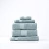 5pc Renee Taylor Brentwood 650gsm Low Twist Towel Set Gray Mist