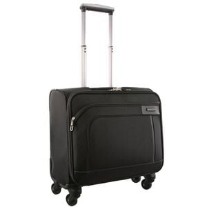 Pierre Cardin 4-Wheel Mobile Office/Cabin Case Travel Luggage Suitcase Black