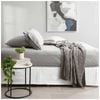 Renee Taylor Comfort T’s Organic Jersey Fitted & Pillowcase Charcoal Super King