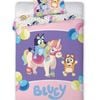 Bluey Magical Unicorn Party Kids Cotton Quilt Cover Set - Single Bed Size
