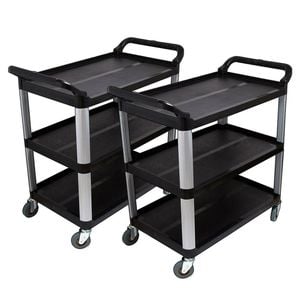 SOGA 2X 3 Tier Food Trolley- Large