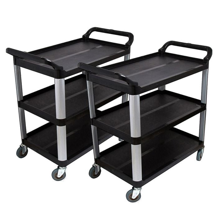 SOGA 2X 3 Tier Food Trolley- Large