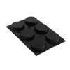 Surface Gard 18mm Black Round Floor Protection - 6 Pack