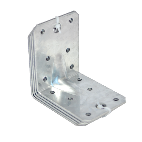 Carinya 70 x 70 x 55 x 2.5mm Galvanised Reinforcing Brackets 4 Pack Bunnings Australia
