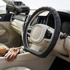 Australian Goose Steering Wheel Cover for Mahindra Scorpio 2022 - Current (Z101) D-shape Black
